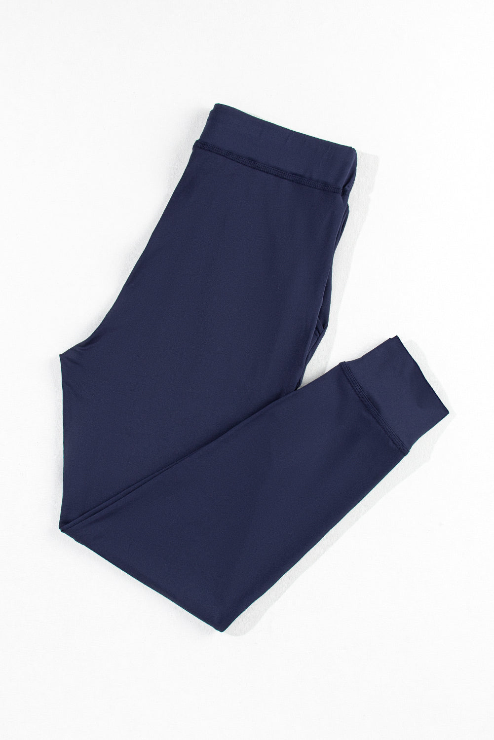 Navy Blue Drawstring Waist Pocketed Joggers